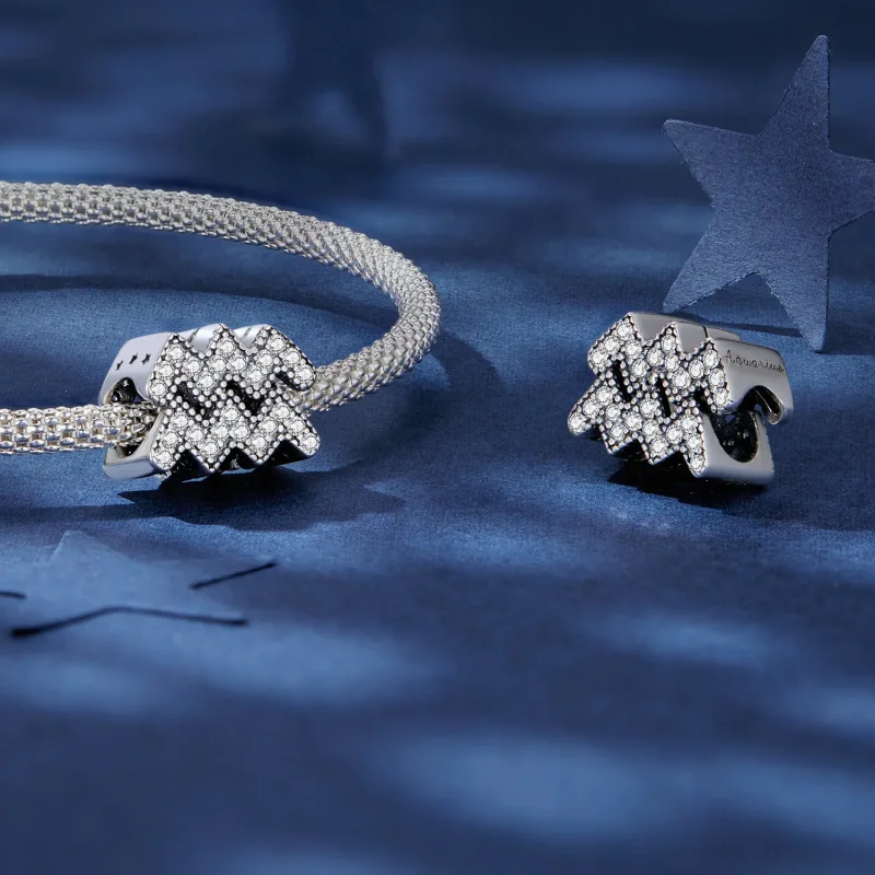 (bild till) Pandora Style Aquarius Lyckodjurskrets Charm - SCC2516-12 - View 4