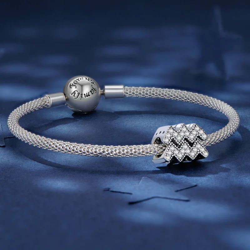 (bild till) Pandora Style Aquarius Lyckodjurskrets Charm - SCC2516-12 - View 5