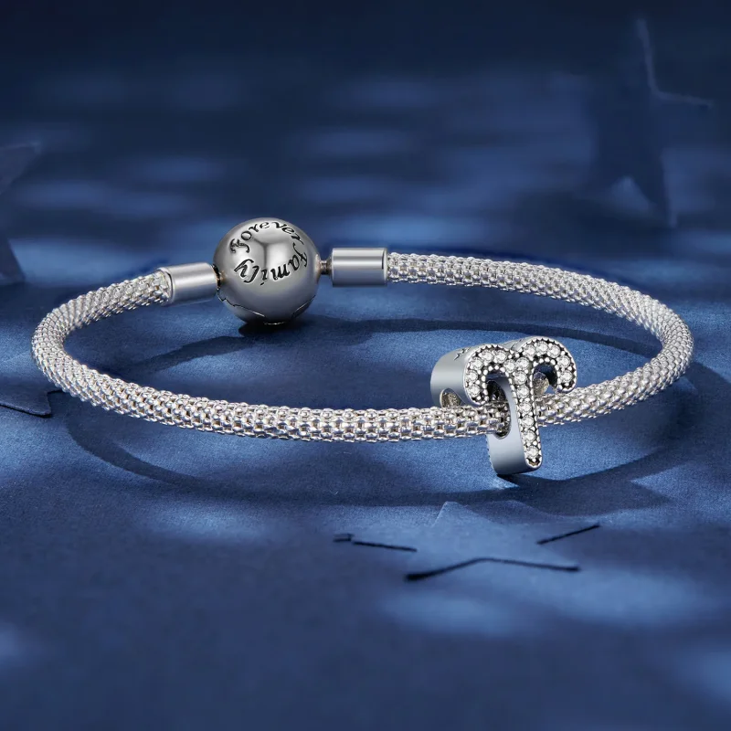 (bild till) Pandora Stil Väduren Lyckostjärntecken Charm - SCC2516-1 - View 5
