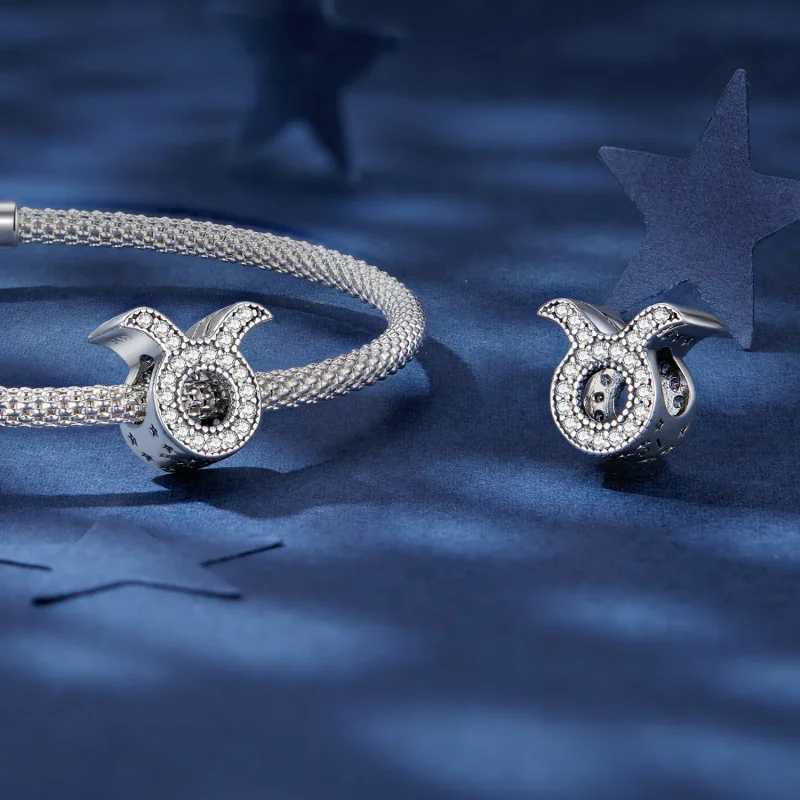 (bild till) Pandora Style Taurus Lyckodjurskrets Charm - SCC2516-2 - View 4