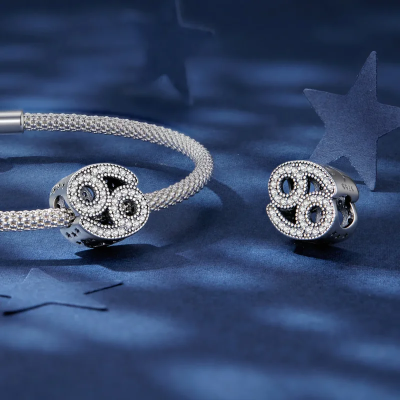 (bild till) Pandora Style Cancer Lyckozodiak Charm - SCC2516-4 - View 4
