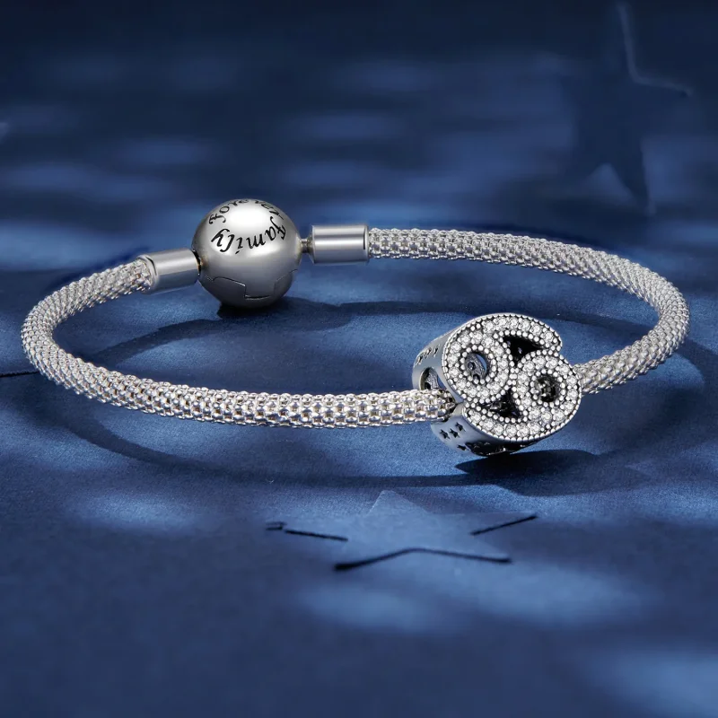 (bild till) Pandora Style Cancer Lyckozodiak Charm - SCC2516-4 - View 5