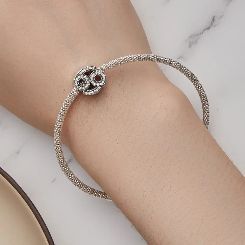 (bild till) Pandora Style Cancer Lyckozodiak Charm - SCC2516-4 - View 6