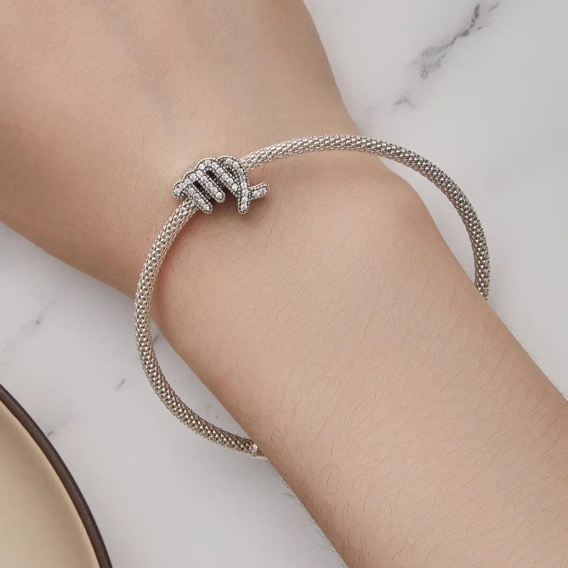 (bild till) Pandora Style Virgo Lyckostjärntecken Charm - SCC2516-6 - View 6