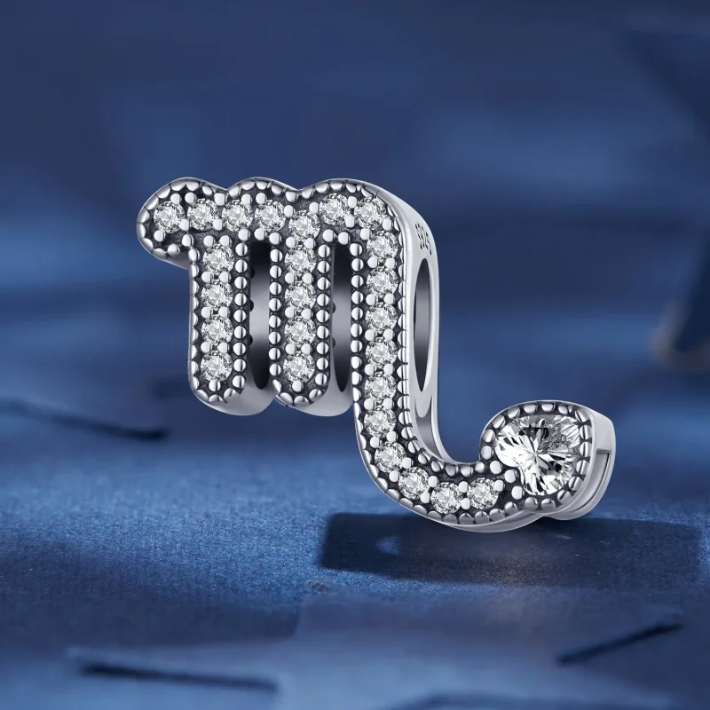 (bild till) Pandora-stil Skorpionens Lyckostjärntecken Charm - SCC2516-8 - View 2