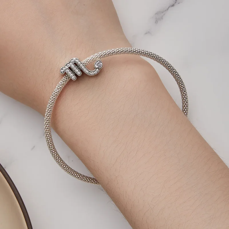 (bild till) Pandora-stil Skorpionens Lyckostjärntecken Charm - SCC2516-8 - View 6