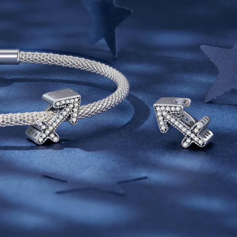 (bild till) Pandora-stil Skytten Lyckostjärntecken Charm - SCC2516-9 - View 4