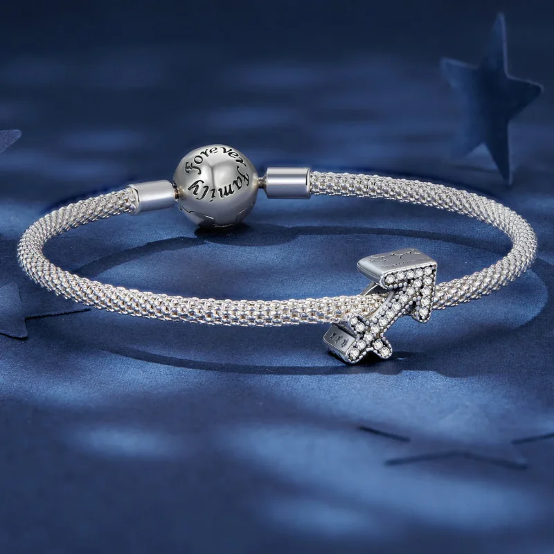 (bild till) Pandora-stil Skytten Lyckostjärntecken Charm - SCC2516-9 - View 5