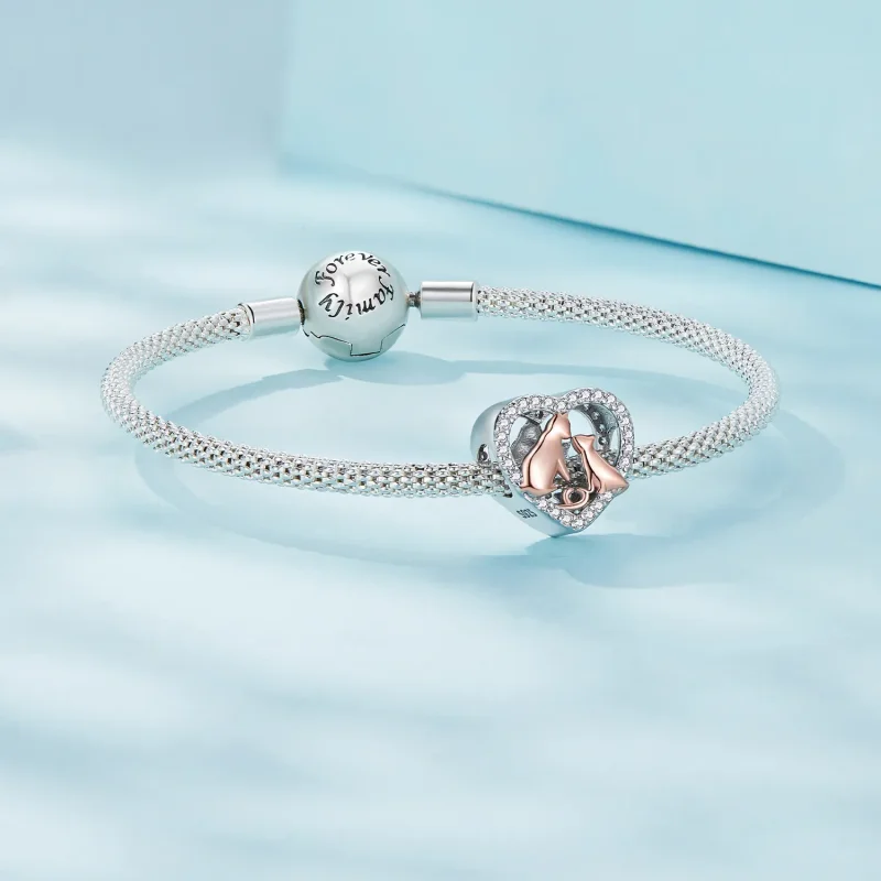 (bild till) Pandora Style Kyss Katt Charm - SCC2517 - View 5