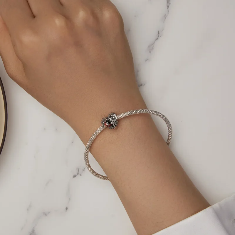 (bild till) Pandora-stil Lucky Ladybug Charm - SCC2524 - View 6