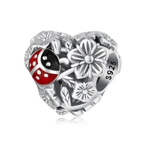 (bild till) Pandora-stil Lucky Ladybug Charm - SCC2524
