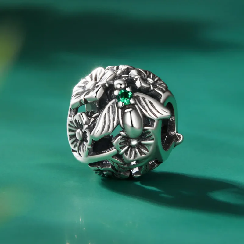(bild till) Pandora-stil Lucky Bee Charm - SCC2525 - View 2