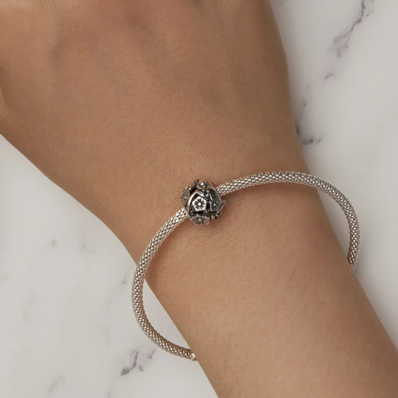 (bild till) Pandora-stil Lucky Bee Charm - SCC2525 - View 7