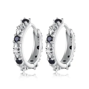 (bild till) Pandora Style Iris Hängeörhängen - SCE1605-BK