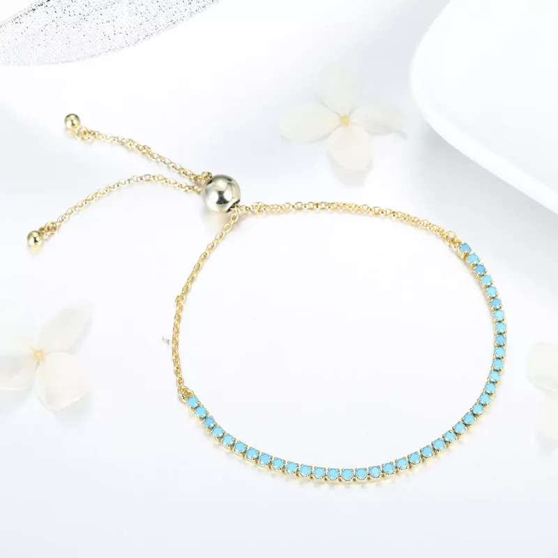 (bild till) Pandora Stil Armband Blå Himmel - Scb118 - View 2
