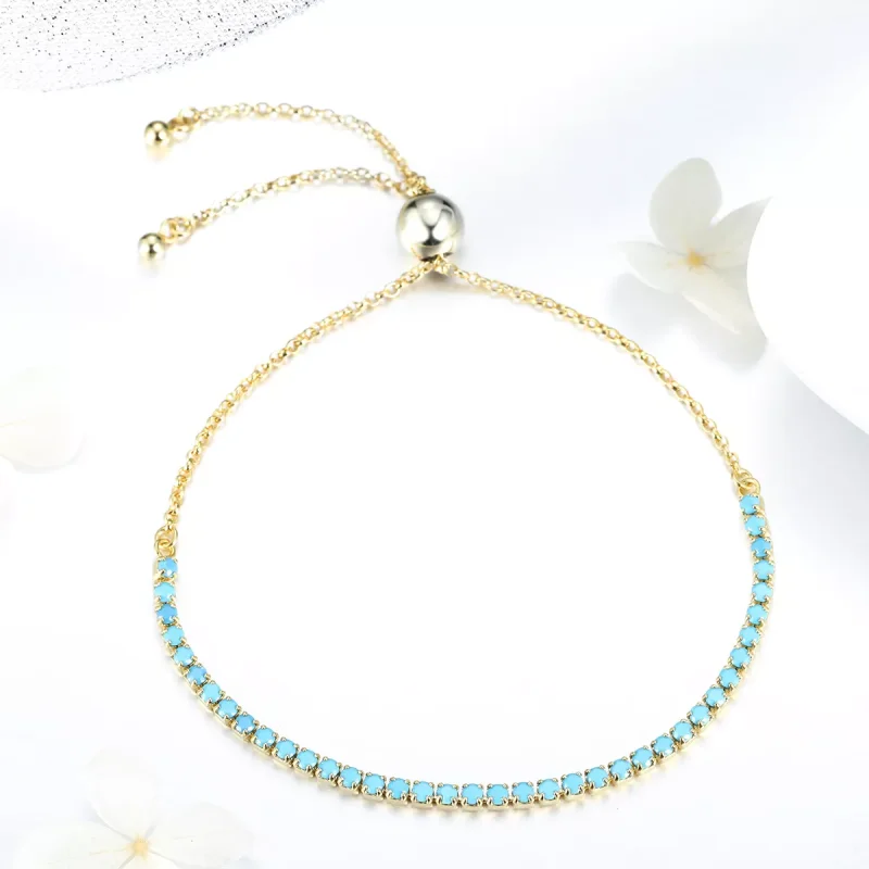 (bild till) Pandora Stil Armband Blå Himmel - Scb118 - View 4