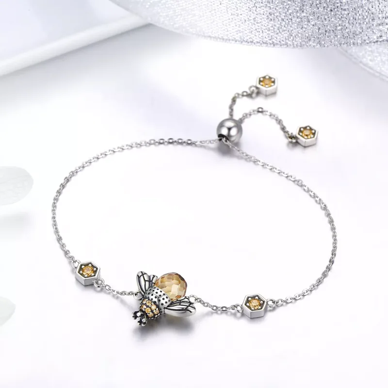 (bild till) Pandora Stil Armband Dansande Bi - Scb043 - View 3