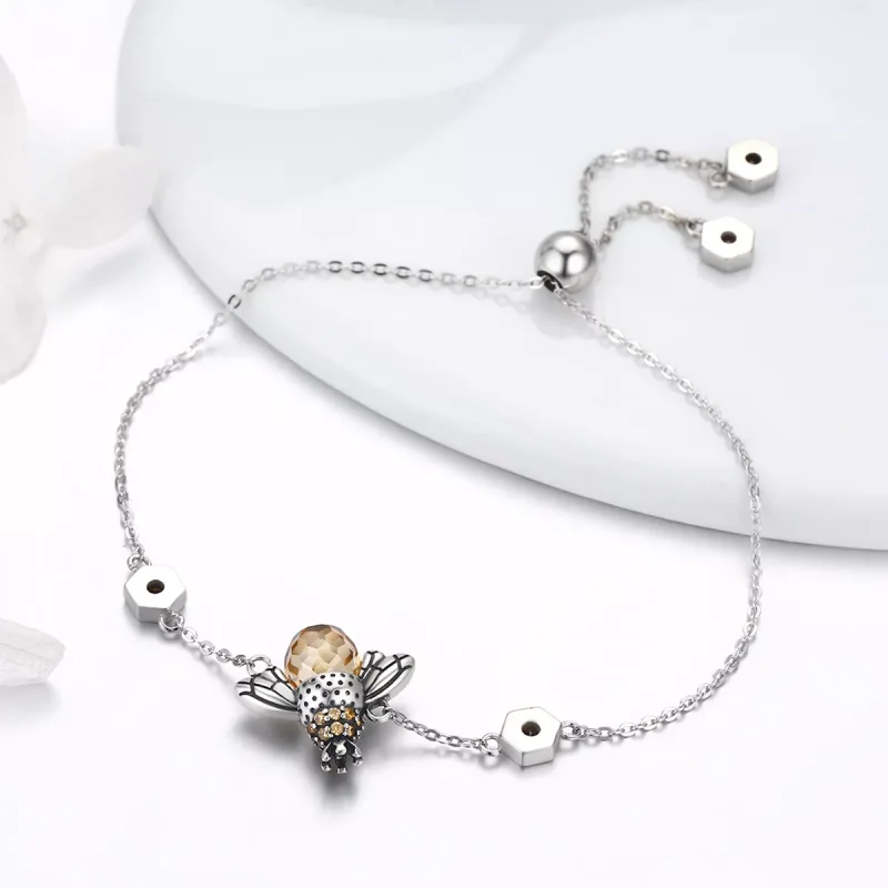 (bild till) Pandora Stil Armband Dansande Bi - Scb043 - View 4