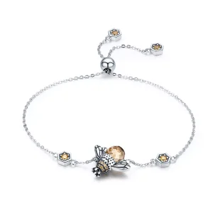 (bild till) Pandora Stil Armband Dansande Bi - Scb043