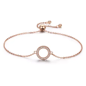 (bild till) Pandora Stil Armband Öde 14 Karat Roséguld - Scb030-C
