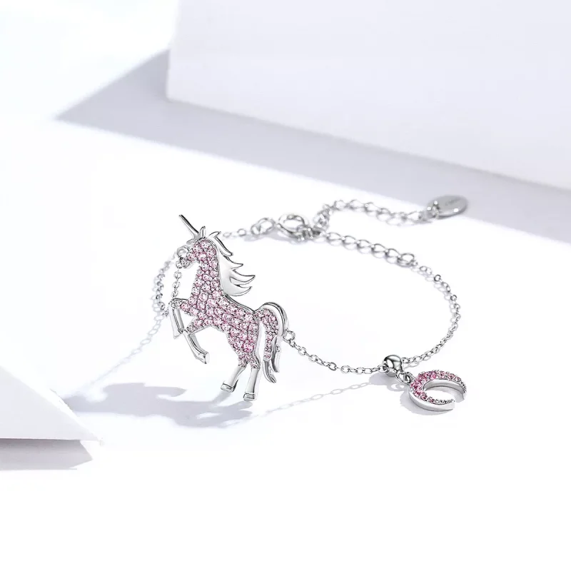 (bild till) Pandora Stil Armband Enhörning - Scb155 - View 3