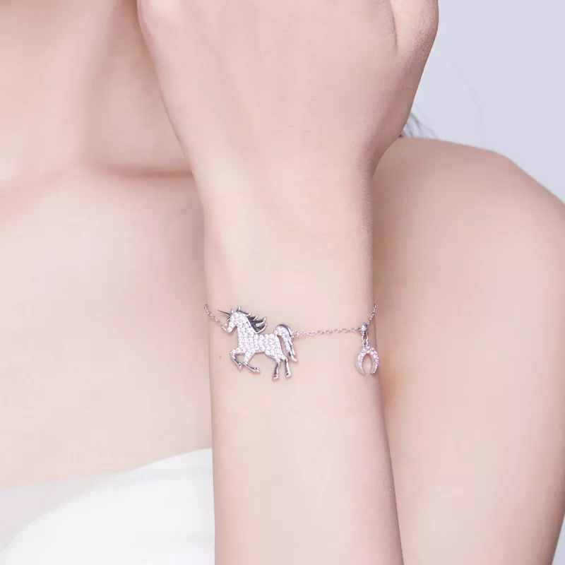 (bild till) Pandora Stil Armband Enhörning - Scb155 - View 5