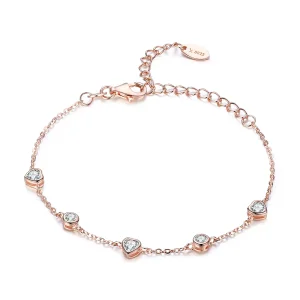 (bild till) Pandora Stil Armband Enkelhetens Skönhet 14 Karat Roséguld - Scb097