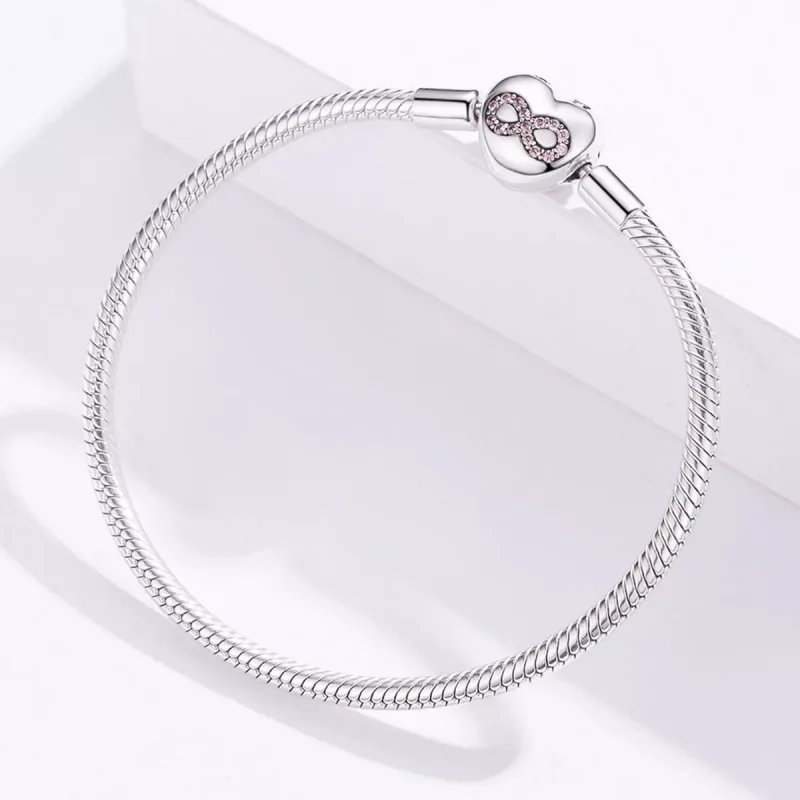 (bild till) Pandora Stil Armband Evighetens Hjärta - Scb142 - View 3
