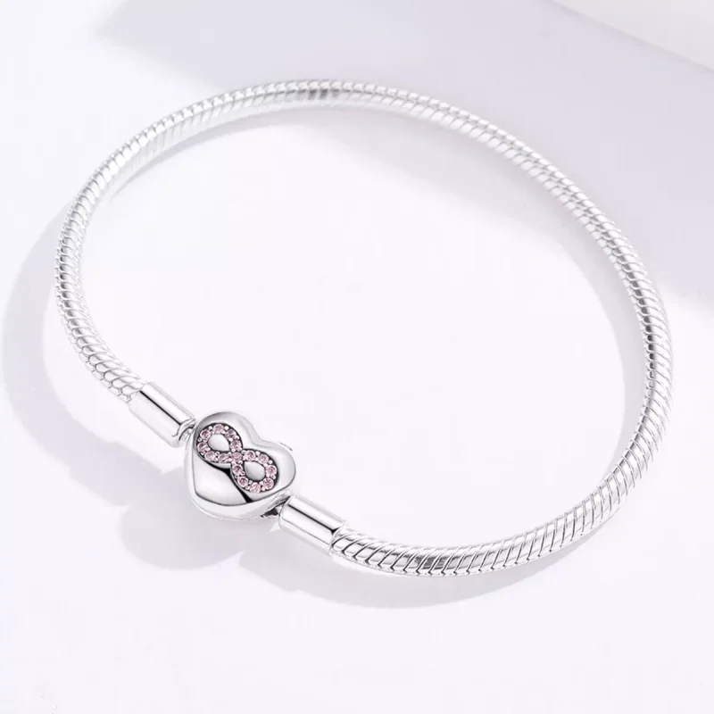 (bild till) Pandora Stil Armband Evighetens Hjärta - Scb142 - View 4