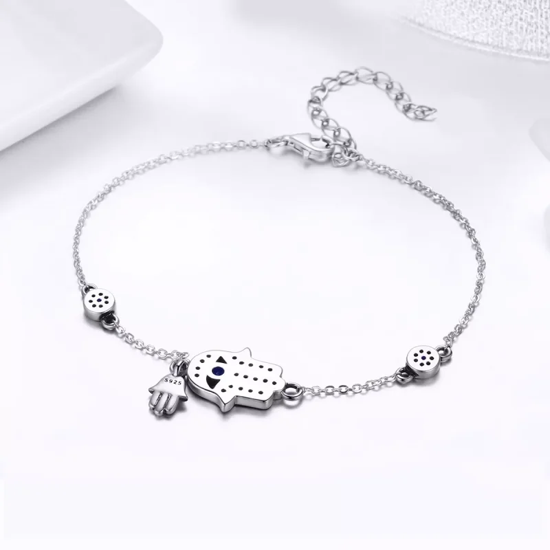 (bild till) Pandora Stil Armband Fatimas Hand - Scb079 - View 4