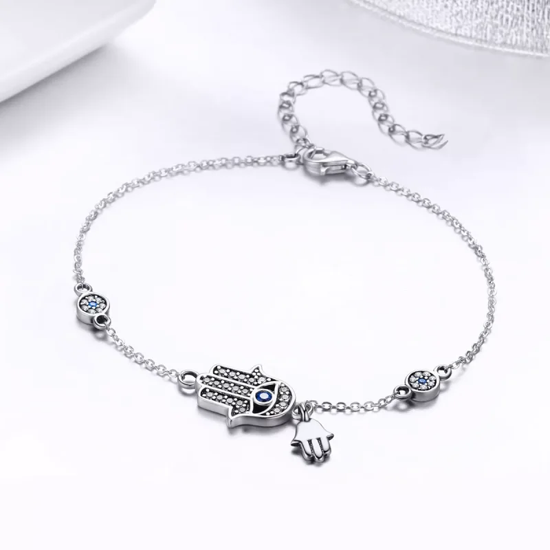 (bild till) Pandora Stil Armband Fatimas Hand - Scb079 - View 6