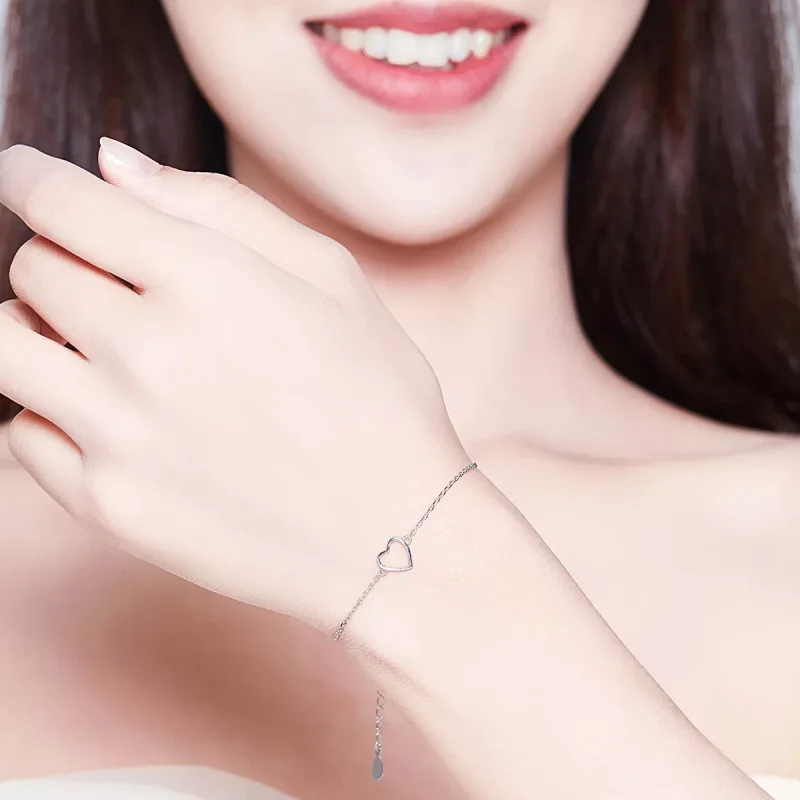 (bild till) Pandora Stil Armband Form av Kärlek - Scb159 - View 2