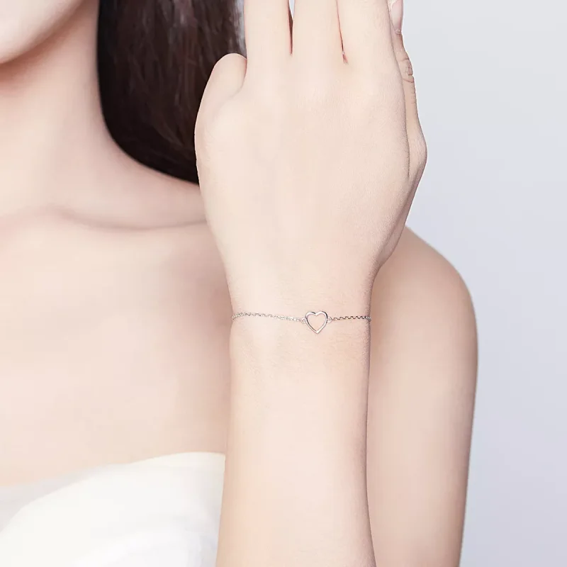 (bild till) Pandora Stil Armband Form av Kärlek - Scb159 - View 5