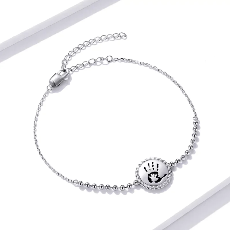 (bild till) Pandora Stil Armband Fotavtryck - Scb209 - View 3