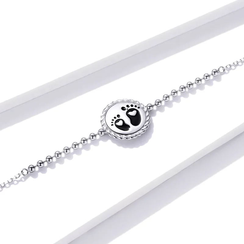 (bild till) Pandora Stil Armband Fotavtryck - Scb209 - View 4