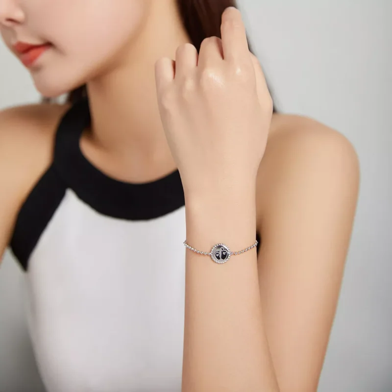 (bild till) Pandora Stil Armband Fotavtryck - Scb209 - View 7
