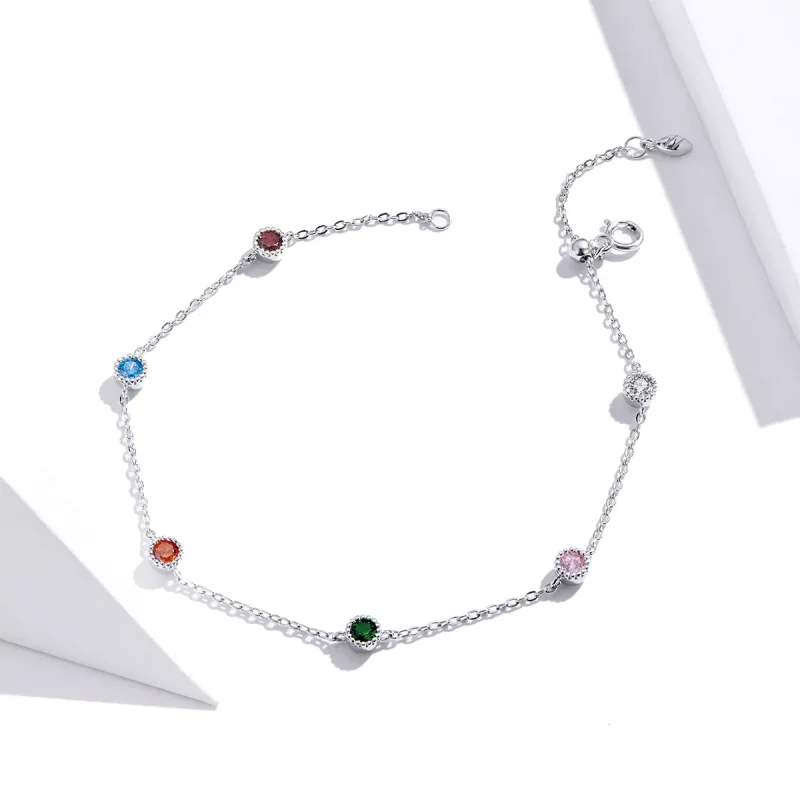(bild till) Pandora Stil Armband Färgad Sommar - Scb184 - View 2