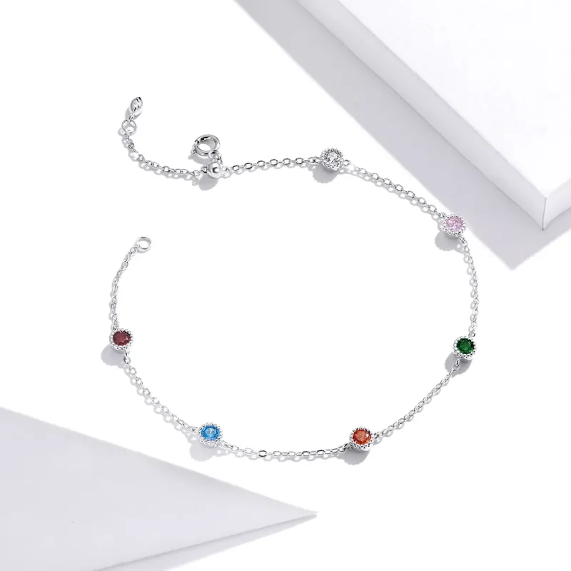 (bild till) Pandora Stil Armband Färgad Sommar - Scb184 - View 3