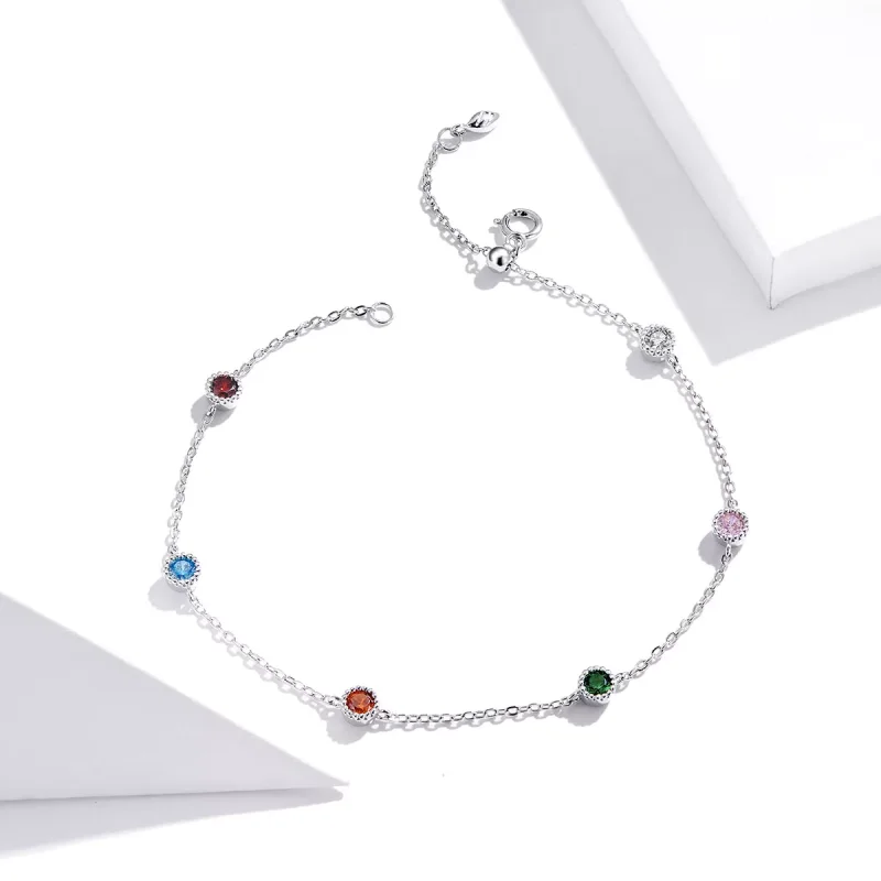 (bild till) Pandora Stil Armband Färgad Sommar - Scb184 - View 4