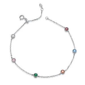 (bild till) Pandora Stil Armband Färgad Sommar - Scb184