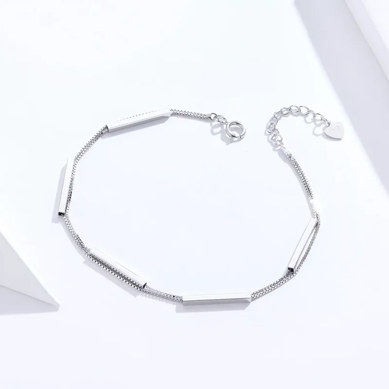 (bild till) Pandora Stil Armband Geometri - Scb170 - View 4