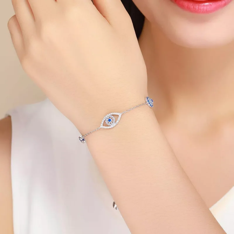 (bild till) Pandora Stil Armband Guardian Eye - Scb089 - View 2