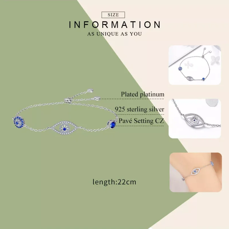 (bild till) Pandora Stil Armband Guardian Eye - Scb089 - View 6
