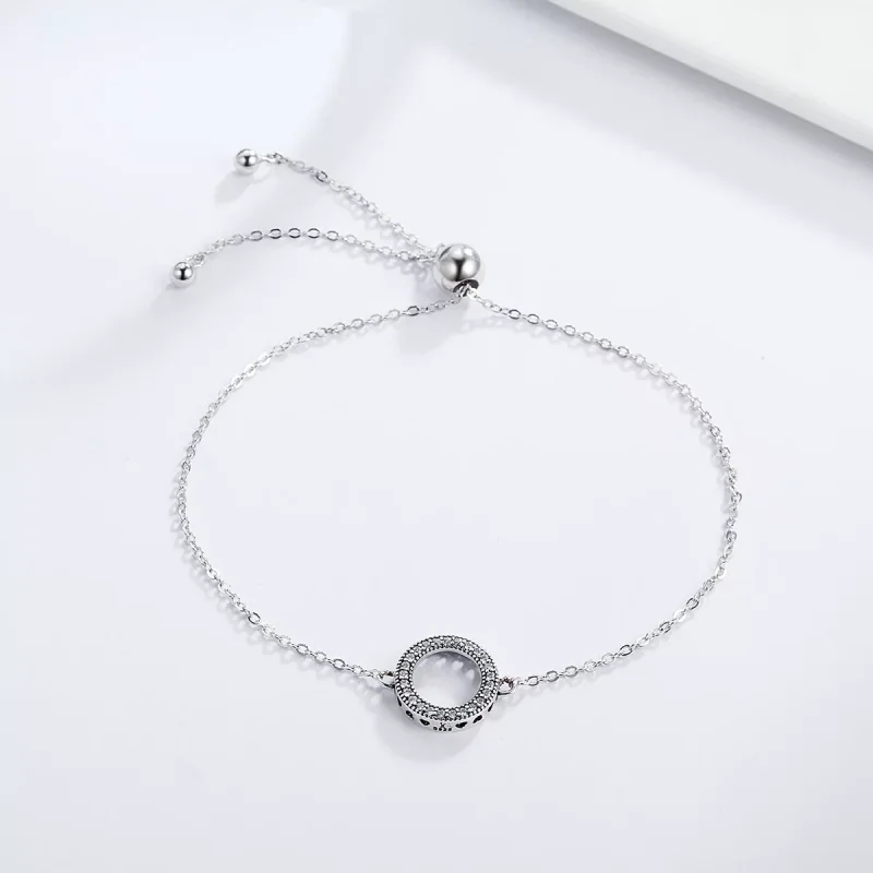 (bild till) Pandora Stil Armband Halo - Scb030 - View 3