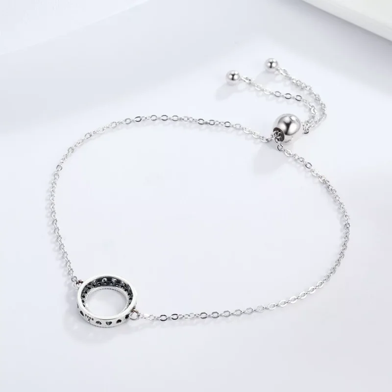 (bild till) Pandora Stil Armband Halo - Scb030 - View 5