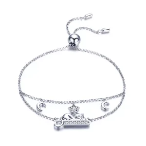 (bild till) Pandora Stil Armband Happy Kitty - Scb129