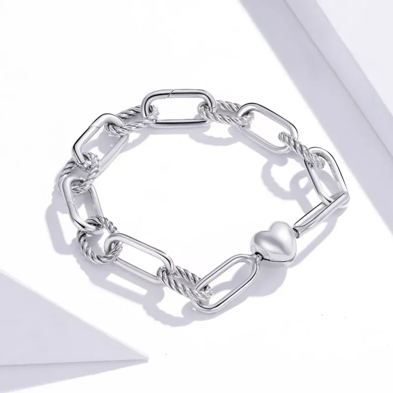 (bild till) Pandora Stil Armband Kärlek Till Gem - Scb202 - View 2