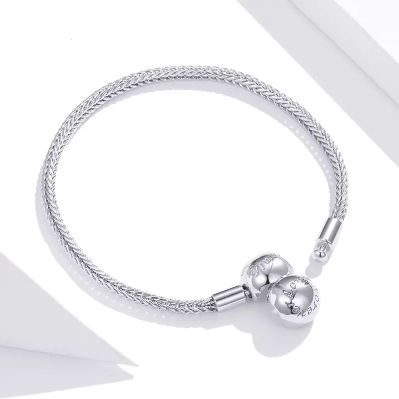 (bild till) Pandora Stil Armband Love Forever Ormkedja - Scb201 - View 4