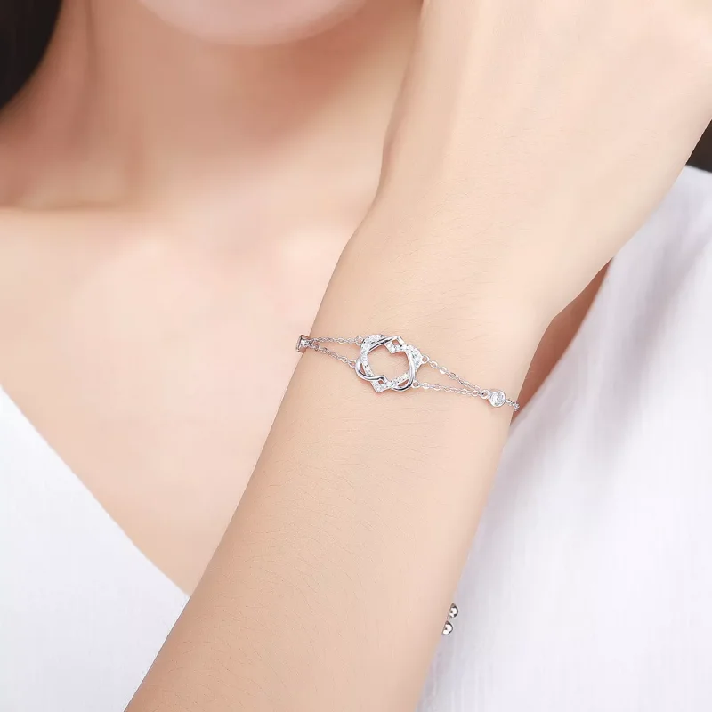 (bild till) Pandora Stil Armband Älskar Kardiogram - Scb022 - View 2