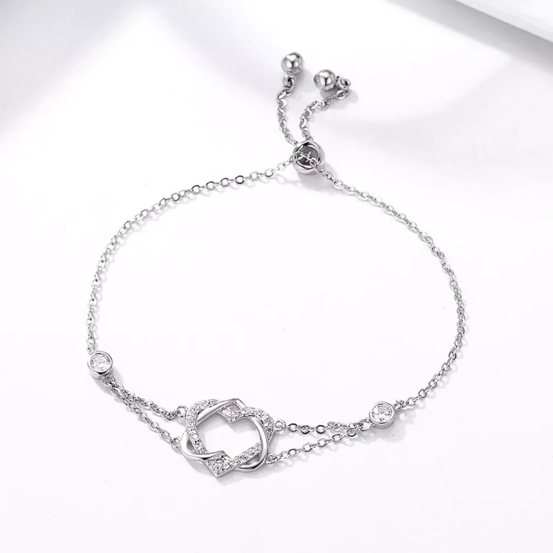 (bild till) Pandora Stil Armband Älskar Kardiogram - Scb022 - View 4